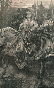 Otterburn - De opmars van Hotspur, 1388, ca. 1910