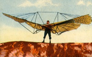 Otto Lilienthals zweefvliegtuig, 1890s, 1932 door Unbekannt