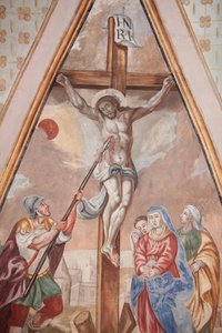 Onze-Lieve-Vrouw van Hemelvaart kerk. De kruisiging. Cordon Frankrijk door Unbekannt