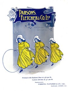 Onze drie kleine meiden - Parsons, Fletcher & Co. Ltd advertentie