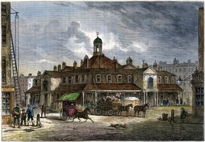 Oxford Markt, 19e eeuw door Unbekannt