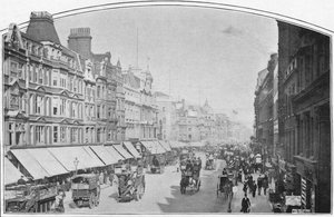 Oxford Street, Londen, ca. 1900 door Unbekannt