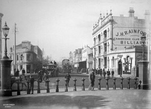 Oxford Street, Sydney, New South Wales, Australië, ca. 1885 door Unbekannt