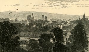 Oxford, vanaf Headington Hill
