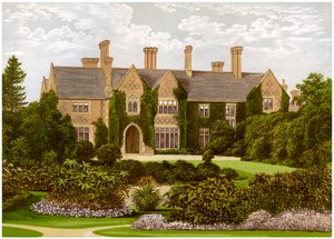 Oxley Manor, Staffordshire, huis van de familie Staveley-Hill door Unbekannt