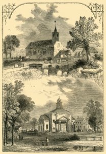 Paddington Kerk: 1750 en 1805, ca. 1876 door Unbekannt