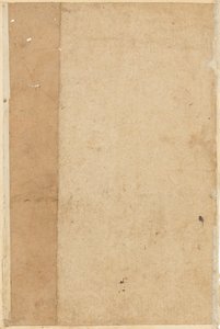 Pagina uit Verhalen van een Papegaai Tuti-nama: lege pagina, c. 1560