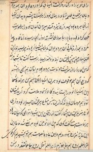 Pagina uit Verhalen van een papegaai Tuti-nama: tekstpagina, ca. 1560 door Unbekannt