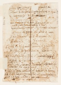 Pagina uit een schetsboek; Himenaeus door Unbekannt
