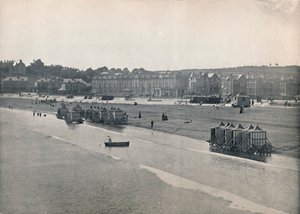 Paignton - Het Strand, vanaf de Pier, 1895