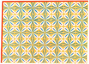 Geschilderd plafond in het graf van Hepuseneb, Thebe, Egypte, 1928 door Unbekannt