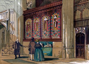Geschilderd scherm, St Georges Chapel, 19e eeuw