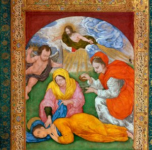 Schilderij van het martelaarschap van St. Cecilia, 3e eeuw