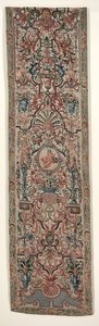 Paar Borduurwerk Bedgordijnen, c. 1690 door Unbekannt