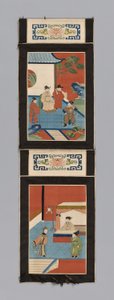 Paneel voor een scherm, China, Qing-dynastie 1644-1911 door Unbekannt