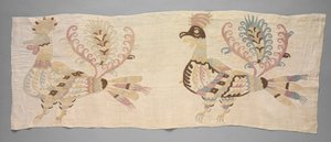 Paneel, Fragment van Laken, 1700s