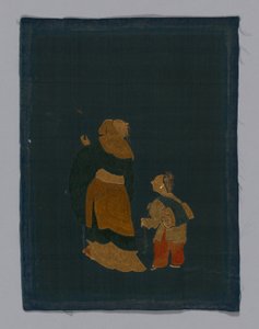 Paneel Meubelstof, China, Kangxi-periode, Qing-dynastie 1644-1911 door Unbekannt