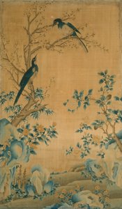 Paneel meubelstof, China, Qing-dynastie 1644-1911, 1750-1800 door Unbekannt