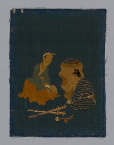 Paneelstuk, China, Qing-dynastie 1644-1911, 1800-50 door Unbekannt
