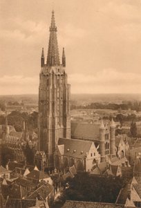 Panorama en Eglise Notre-Dame, ca. 1928 door Unbekannt