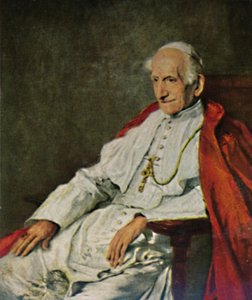 Paus Leo XIII, 1810-1903 - Schilderij van Fülöp, 1934