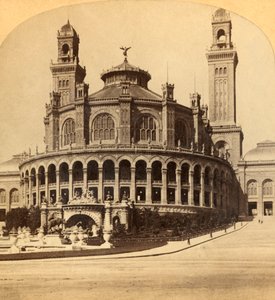 Parijs, Trocadero Paleis, ca. 1900