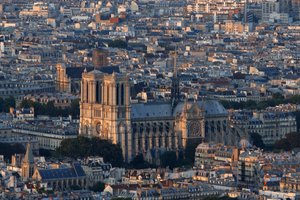 Parijs stad, Notre-Dame de Paris kathedraal, Parijs, Frankrijk door Unbekannt