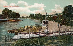 Parkers Ferry, Surbiton, ca. 1907 door Unbekannt