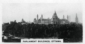 Parlementsgebouwen, Ottawa, Canada door Unbekannt