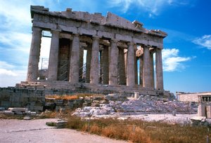 Parthenon op de Akropolis, Athene, 5e eeuw v.Chr.