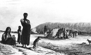 Patagoniërs bij Gregory Bay, 1831-1839