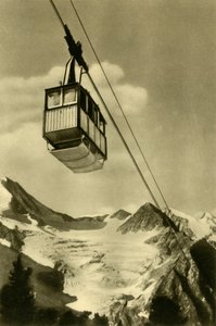 Patscherkofelbahn, Innsbruck, Tirol, Oostenrijk, ca. 1935