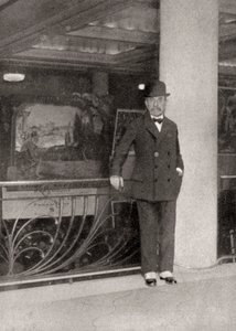 Paul Bourget, Franse romanschrijver en criticus, 1928 door Unbekannt