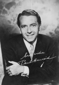 Paul Henreid 1908-1992, Oostenrijks-Amerikaanse acteur en regisseur, ca. 1940s
