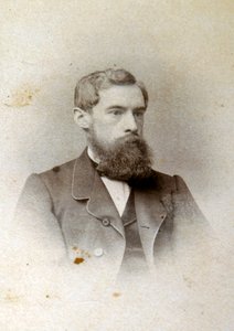 Pavel Tretyakov, Russische kunstmecenas, verzamelaar en galerieoprichter, 1865 door Unbekannt