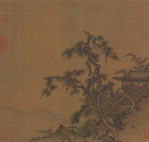 Paviljoen op de heuvel, Ming-dynastie, 15e eeuw