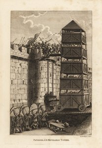 Pavisors en een verplaatsbare toren