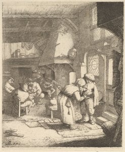 Boer die zijn rekening betaalt, 1610-85 door Unbekannt