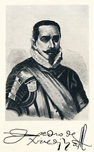 Pedro De Valdiva, ca. 1879 door Unbekannt