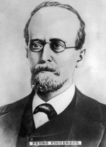 Pedro Felipe Figueredo 1818-1870, Cubaanse dichter, muzikant en vrijheidsstrijder, ca. 1910 door Unbekannt