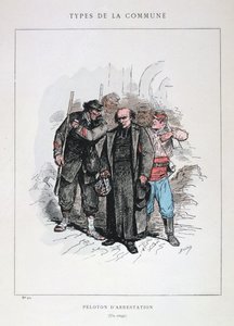 Arrestatiepeloton, Parijse Commune, 1871 door Unbekannt