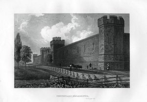 Gevangenis, Philadelphia, Pennsylvania, VS, 1855