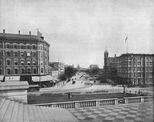 Pennsylvania Avenue, Washington DC, VS, ca. 1900 door Unbekannt
