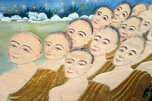 De sangha. Ho Chi Minhstad. Vietnam door Unbekannt