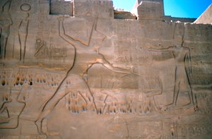 Farao Seti, Vangst van Slaven, Luxor, Egypte door Unbekannt