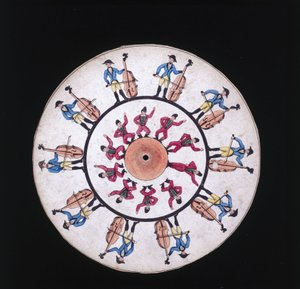 Phenakistoscoop-schijf, ca. 1830