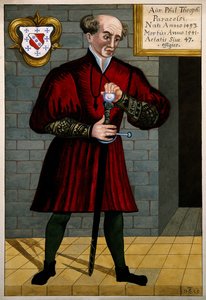 Philippus Theophrastus Aureolus Bombastus von Hohenheim Paracelsus, ca. 1550 door Unbekannt
