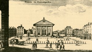 Piazza in Covent Garden, 18e eeuw, 1925