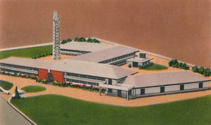 Pielroja sigarettenfabriek, Colombian Tobacco Co. Inc., Barranquilla, c1940s door Unbekannt