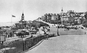 Pier Approach, kijkend naar het westen, Bournemouth, Dorset